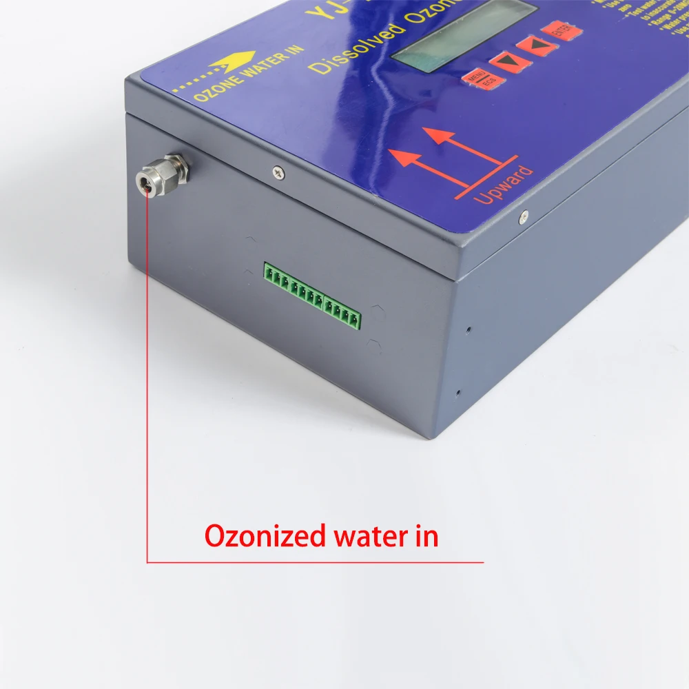 Точный растворенный датчик озона светодиодный дисплей Разрешение 0,1 мг/л тестовый диапазон 0-20 мг/л набор высокого низкого значения с проверкой тревоги через УФ