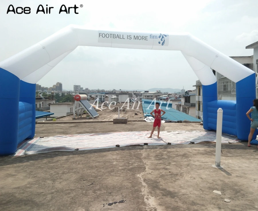 Свободный стоящий большой старт линии надувной реквизит арки предложенный Ace Air Art