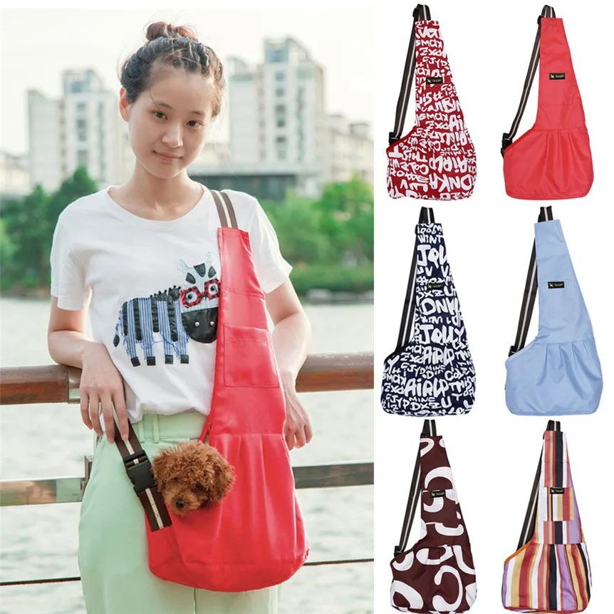 

Pet Carrier Cat Puppy Small Animal Dog Carrier Sling Front Mesh Travel Tote Shoulder Bag Backpack Pet Silicone Bowl Optional