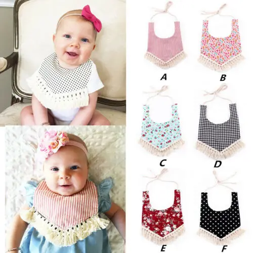 

Baby Girl Kids Bibs Waterproof Saliva Towel Dribble Triangle Bib Feeding Bandana