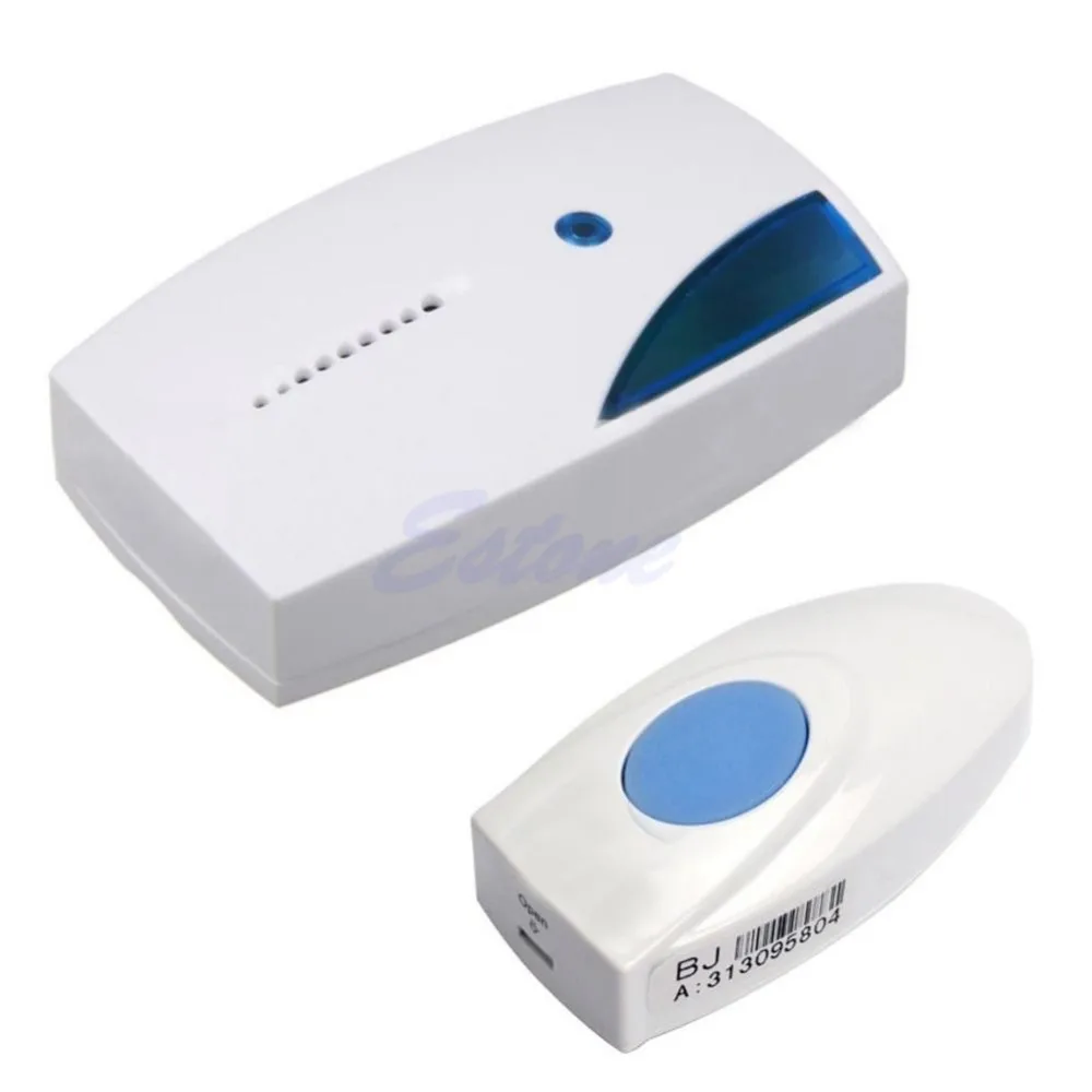Wireless Doorbell Control Receiver Door Bell Remote Button 36 Music Chimes Songs