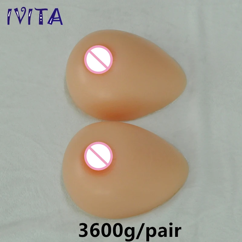 3600g/Pair Realistic Silicone Breast Forms Artificial Breasts Fake Boobs Realistic Breast Prosthesis Mastectomy Prosthesis 2015