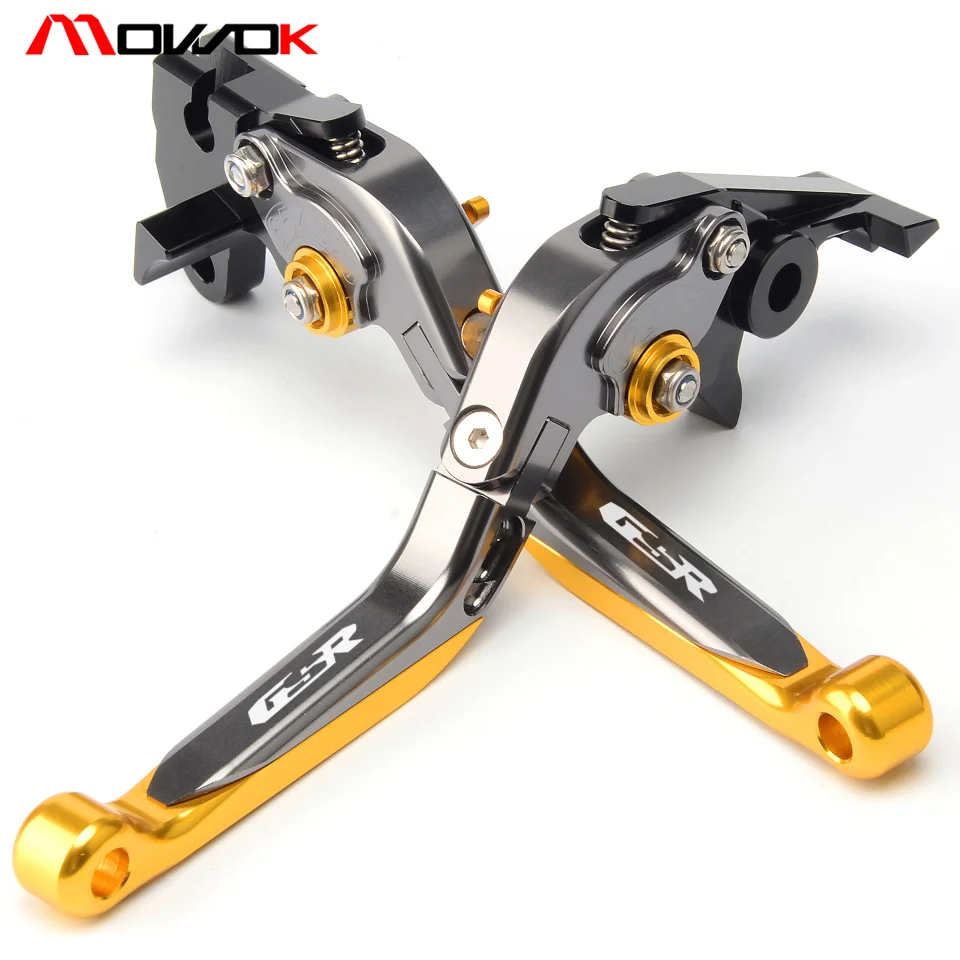

5 colors with LOGO "GSR" For SUZUKI GSR 600 GSR 750 gsr600 gsr750 2006-2013 2014 2015 2016 CNC Adjustable Brake Clutch Levers