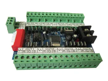 

24CH 24 Channel RGBW LED Controller DMX512 Decoder Light Bar Module DC12-24V