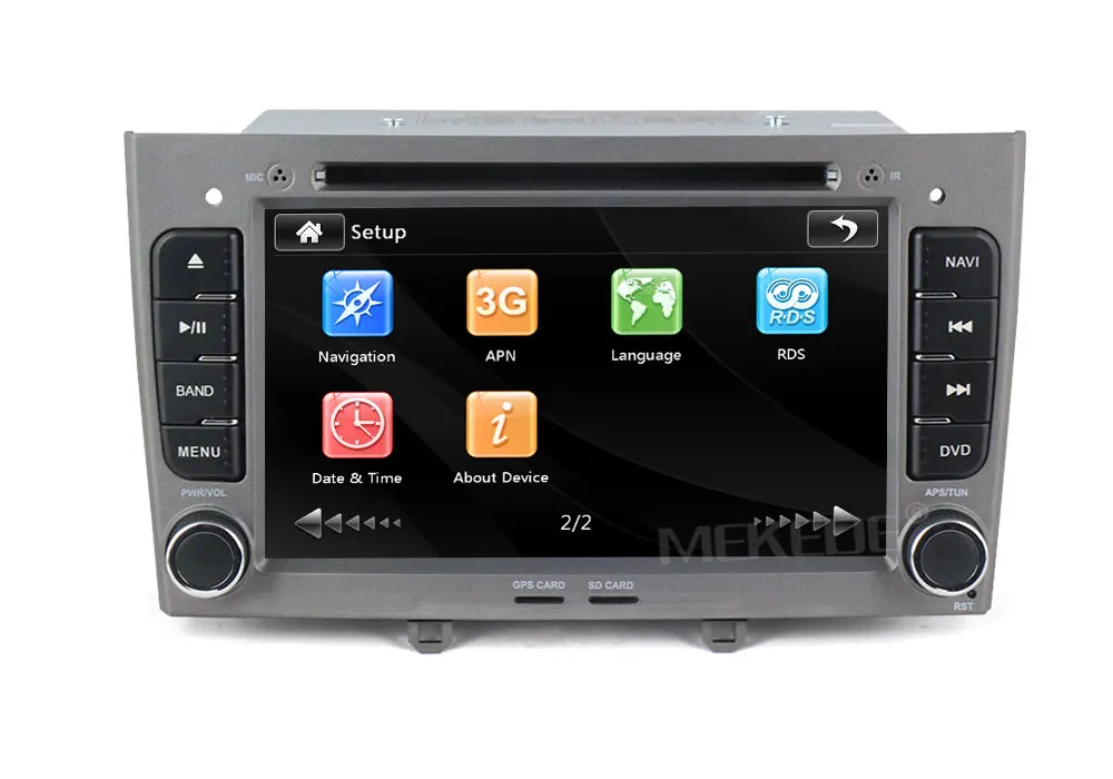 2Din автомобильный dvd-плеер радио аудио для peugeot 308 408 308SW с gps навигацией BT RDS SD 1080P видео микрофонная карта