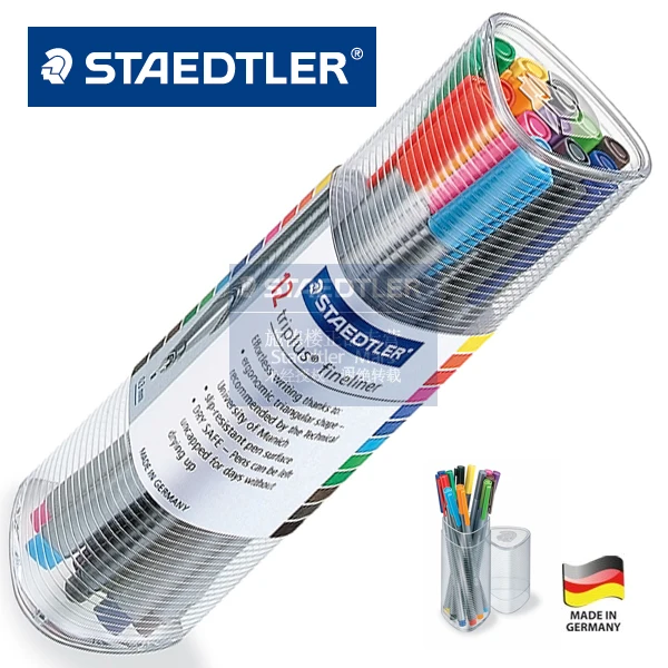 334 PR12JB Staedtler Fineliner triplus 12 Pieces Porous Point Pen