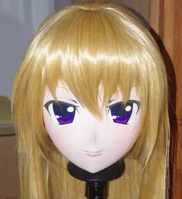 

(C2-070)Top Quality Handmade Female Silicone Rubber Face Mask Cosplay Kigurum Masks Crossdresser Doll Japan KIG Anime Role Play