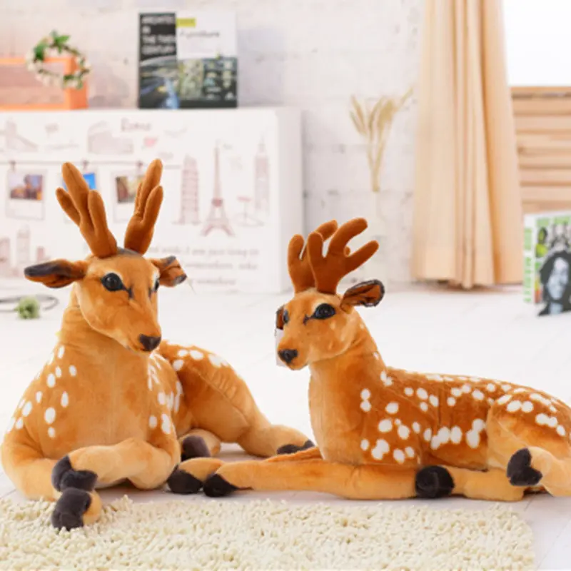 Buy 50cm Simulation Deer Plush Toys Stuffed Animals