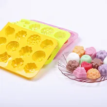 1 шт. Силиконовые 12 BGrids Формочки Для Мороженного «фруктовый лед» инструмент для приготовления мороженого Popsicle форма лоток Лето прохлада для заморозки мороженого на палочке форма с Гоблином PF 004