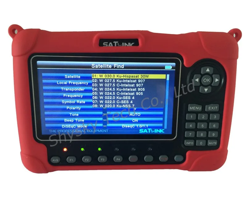 SATLINK WS-6980 DVB-S2+ DVB-C+ DVB-T2 комбинированный оптический анализатор спектра обнаружения мощности спутниковый искатель