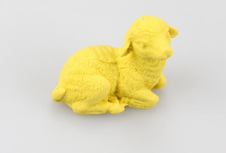 

New Hot!3D double-side cute Small little sheep double-sided Silicone Embossing Mold