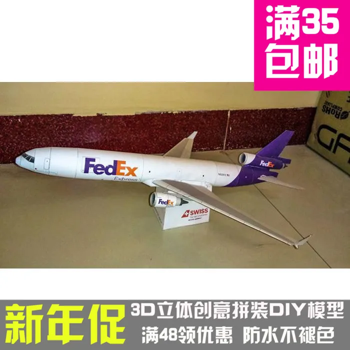 FedEx MD-11 FedEx самолета Бумага модель