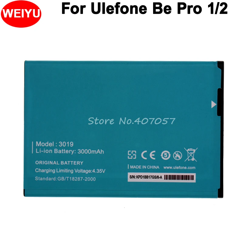 10 шт./лот для ulefond Be Pro Батарея 3000 mAh батарея для ulefond Be Pro 2/Ulefone L55