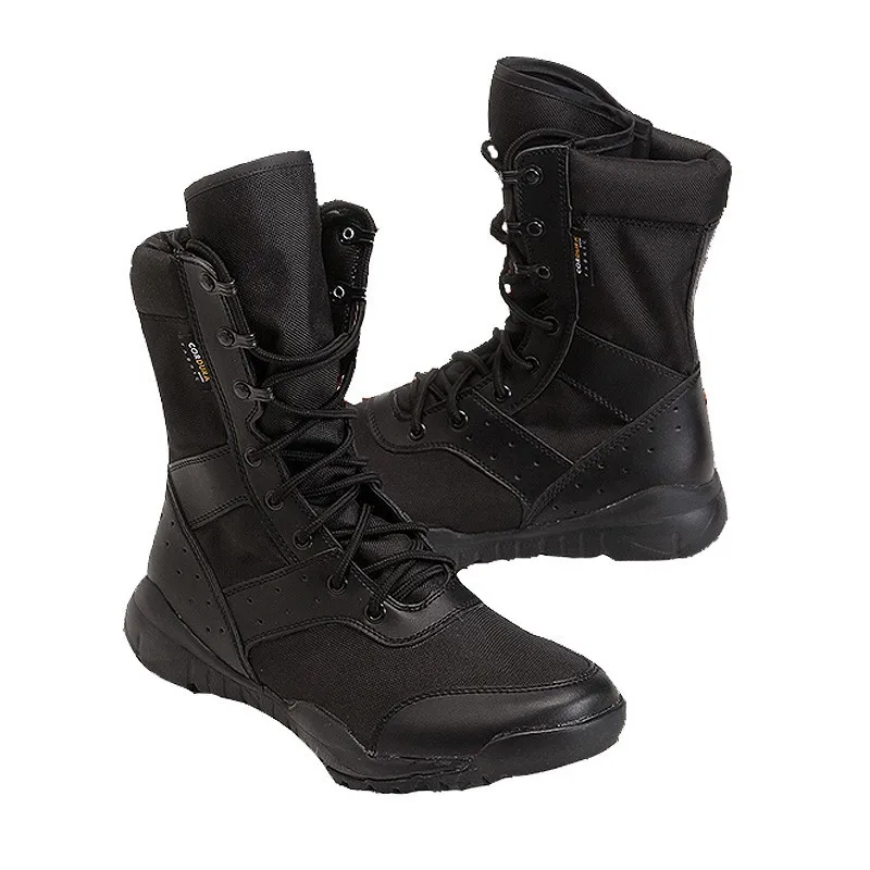 Супер легкие дышащие Для мужчин военный десант Армейские ботинки, мужская обувь, кроссовки для Для женщин Нескользящие Повседневная обувь скальные туфли