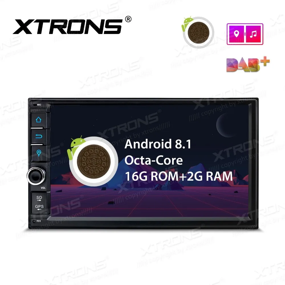 Top 7" Android 8.1 Oreo OS Two Din Car Multimedia 2 Din Car Navigation GPS Double Din Car Radio with Multi-Window View Support 2