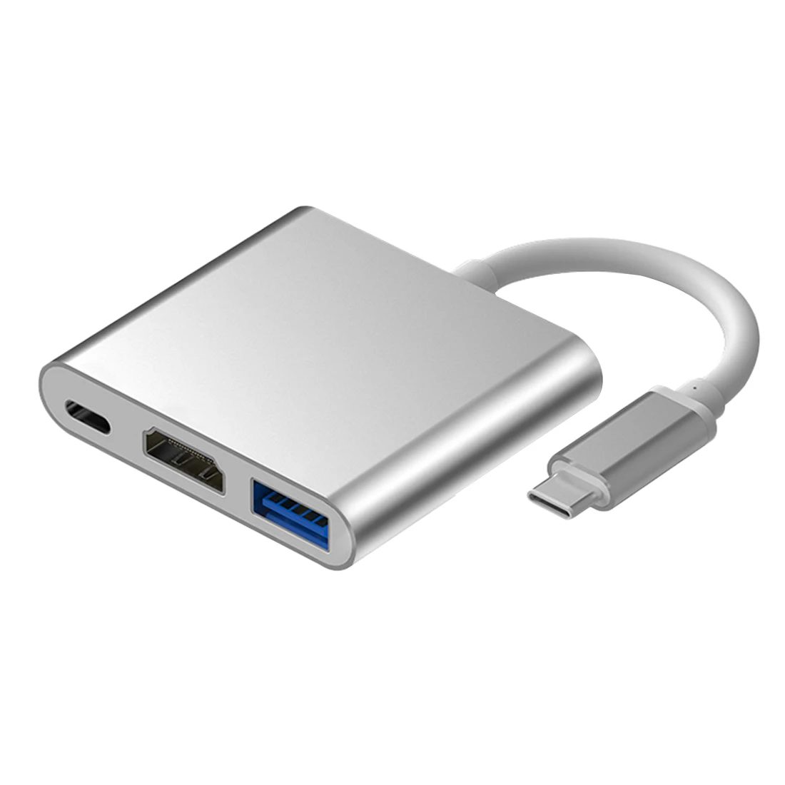 

Useful 1pc USB 3.1 Type C Hub (USB-C & Thunderbolt 3 Ports Compatible) to USB 3.0/ HDMI/ Type C Female Charger Adapter Converter