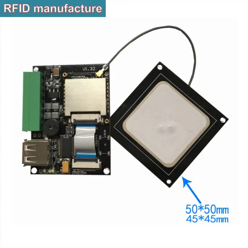 Керамическая 0dbi пассивная 865-928 МГц небольшая антенна rfid uhf работа с модулем