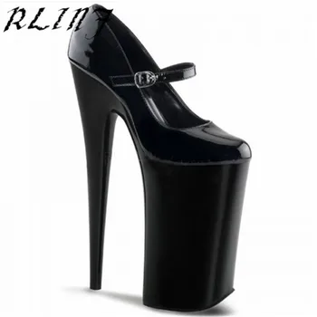 

RLINF 2018 20cm Spring Women Pumps High Heel Round Toe Party