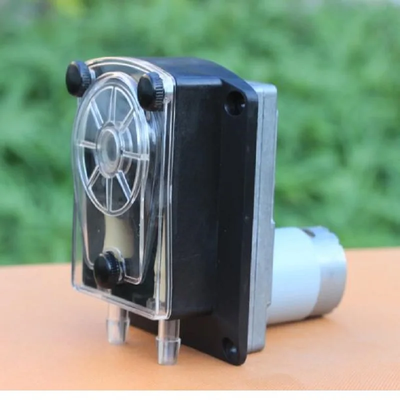 

DC 12V 24V Micro dosing pump Sanitary peristaltic pump pompe doseuse dosatrice pompa with stepper motor max flow rate 3000ml/min
