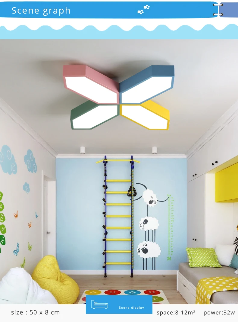 DX Kids Toy Brick Led Ceiling Lights (4)