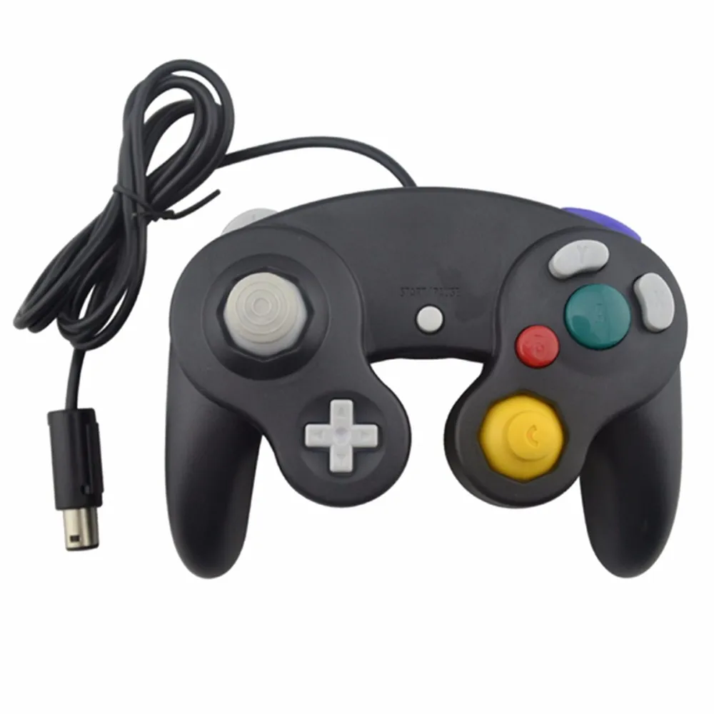 

200pcs lots wholesale for Wired Game Controller Gamepad Joystick With One Button for Nintendo for GameCube for Wii