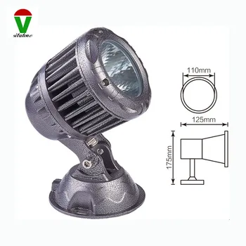

DHL Free Shipping sale 12V AC85-265V ip65 10W cob outdoor led spot,Waterproof led spot light,1*10W 2 years warranty
