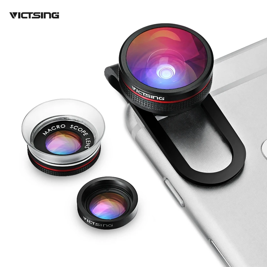 bilder für VICTSING Clip-on 3 in 1 Camera Phone Lens Kit Fisheye-objektiv + 12X Macro + 24X Super Makro-objektiv für iPhone 6 s 6 Plus etc Handy bilder für VICTSING Clip-on 3 in 1 Camera Phone Lens Kit Fisheye-objektiv + 12X Macro + 24X Super Makro-objektiv für iPhone 6 s 6 Plus etc Handy