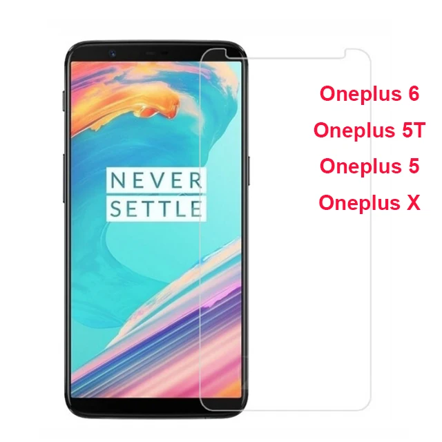 

OnePlus X 5 5T 6 Tempered Glass Scratch Proof Ultra-thin Protective Screen Protector Film for 1+ One Plus 5T OnePlus6 1+6 Glass