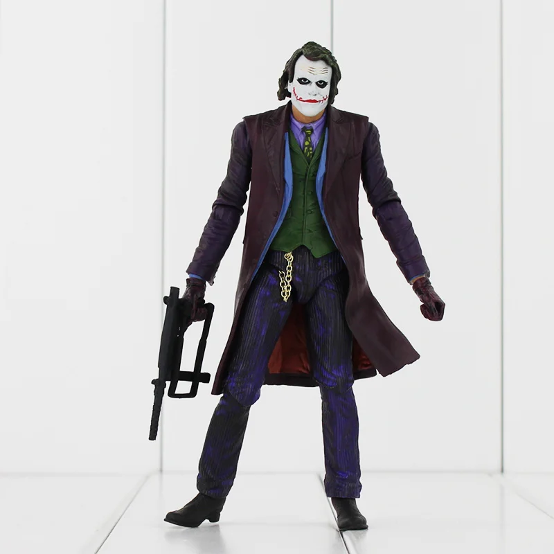 Экшн фигурка NECA 17 см игрушка Джокер с ножом дартс оружие Классическая ТВ серия