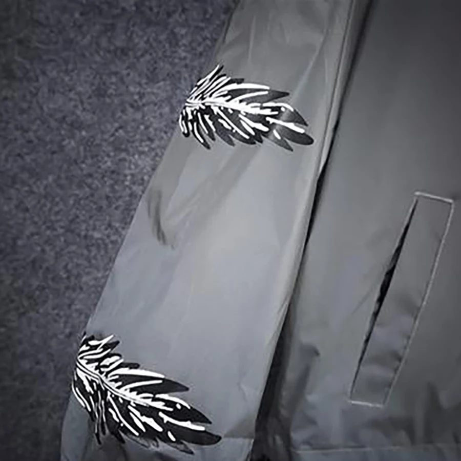 3m Reflective Jacket Men Hip Hop Anorak Streetwear Big Mens Jackets Japon Style Metal Gear Solid Windbreaker Rave Clothes 5J87