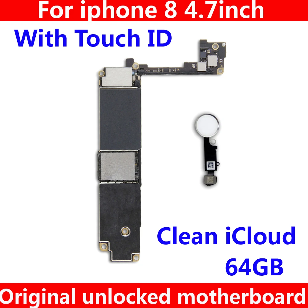 Оригинальная материнская плата с/без touch ID для iphone 8 64 ГБ полностью