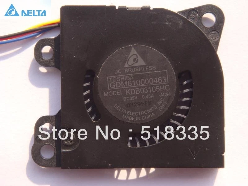 Для delta KDB03105HC 3 см 3*3*0,5 см, 30*30*5 мм 3005 маленький вентилятор 5V 0.45A Вентилятор охлаждения