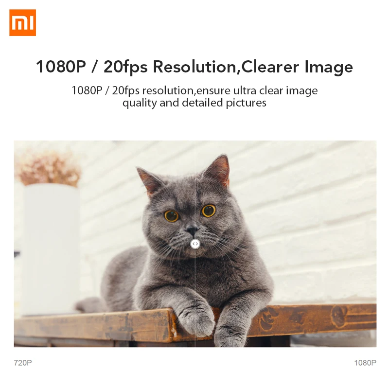 Камера видеонаблюдения Xiaomi Mijia 1080P IP угол обзора 130 градусов ночное видение 2 4