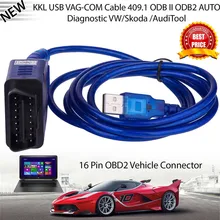 

USB Interface Cable 2000 OBD2 II VAG-COM Diagnostic KKL Scanner XP 5M VCDS WINDOWS ME Cable Vag 409.1 and Interface Com NT 98