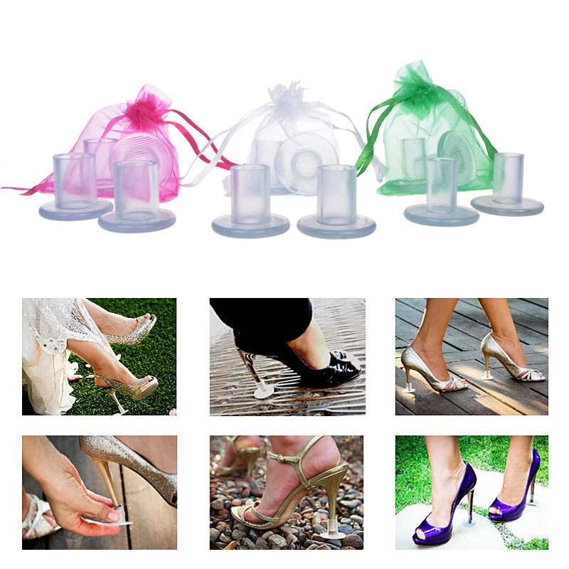 70 Pairs / Lot Heel Protectors High Heeler Antislip Silicone Latin