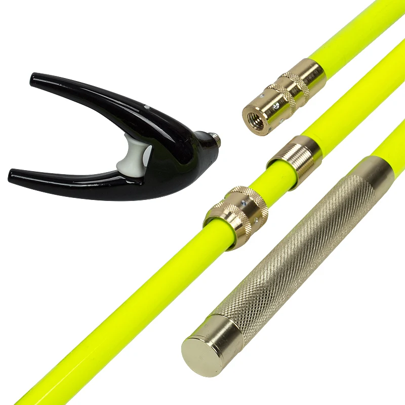 Fish Rod Stand Bracket Angle Adjustable Fishing Rods Holder 1.5M 2.1M 2.4m Telescoping Fishing Tool Hand Rod Holder Fish Tackle