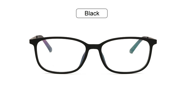 Ультра светильник TR90, очки для компьютера, оправа, очки для мужчин и женщин, оптическая оправа, очки для близорукости, прозрачные черные очки Oculos 1655