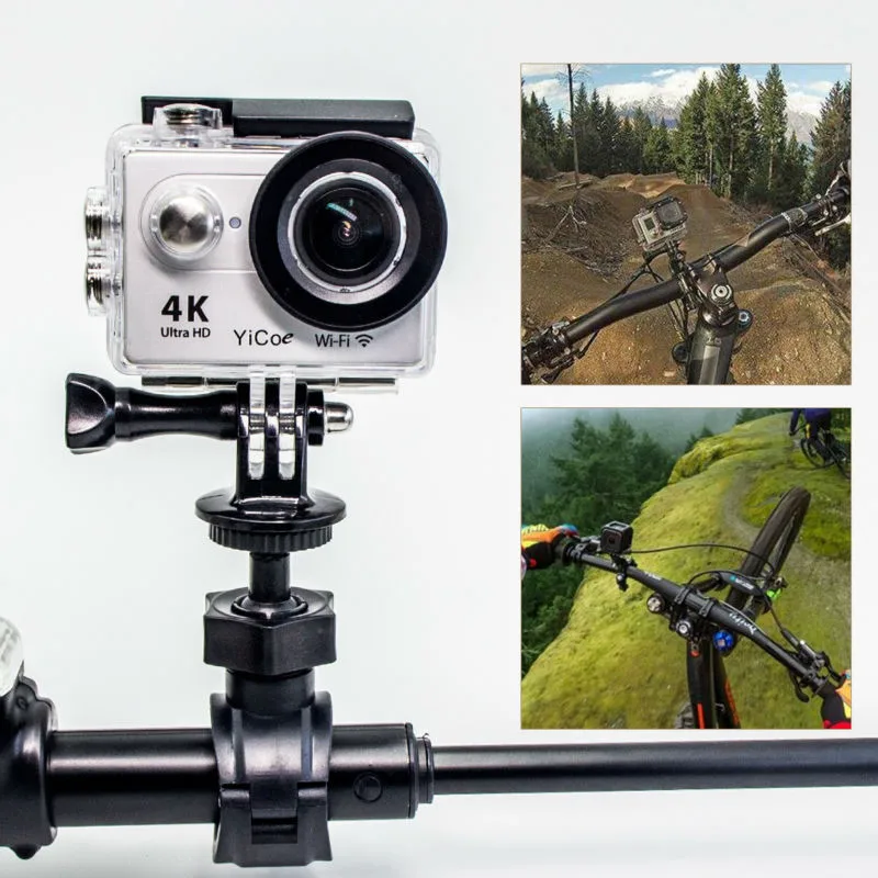 Поворотный кронштейн на руль велосипеда для экшн Камеры Gopro Hero 7/6/5/4/3 SJCAM SJ4000 Xiaomi Yi