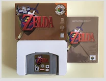 

64 Bit Games ** Ocarina of time ( USA NTSC Version!! box+manual+cartridge!! )