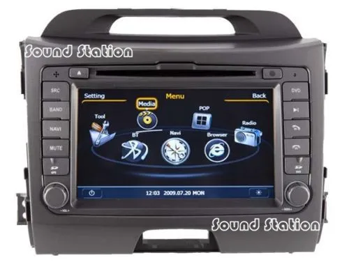 For Kia Sportage R 2010 2011 2012 Car DVD Radio GPS