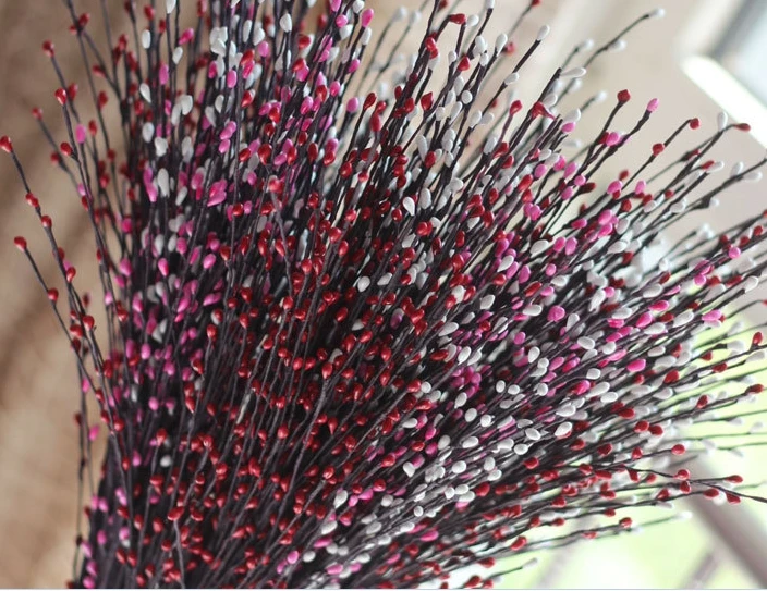 12pcs Artificial Pip Berry  Branch  Home Garden Wedding Decoration Decor Gift
