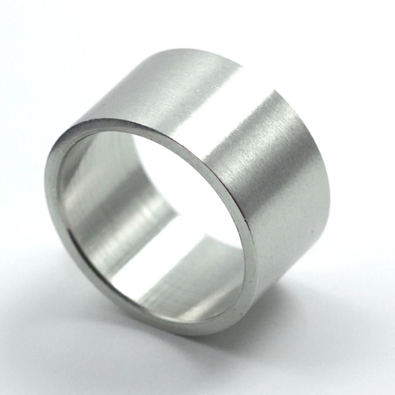 

Free Shipping Wide 12mm 316L Stainless Steel Ring Wedding Rings For Women Fine Jewelry Titanium Steel Punk Rings