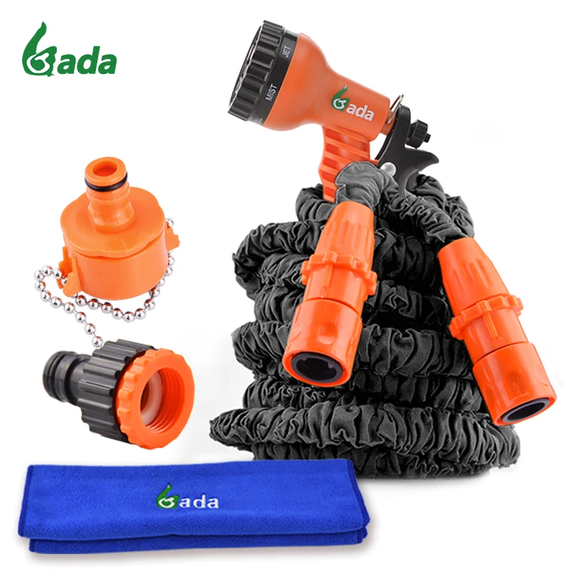 Expandable Garden Hose Magic Flexible Watering Hose Water Spray Gun