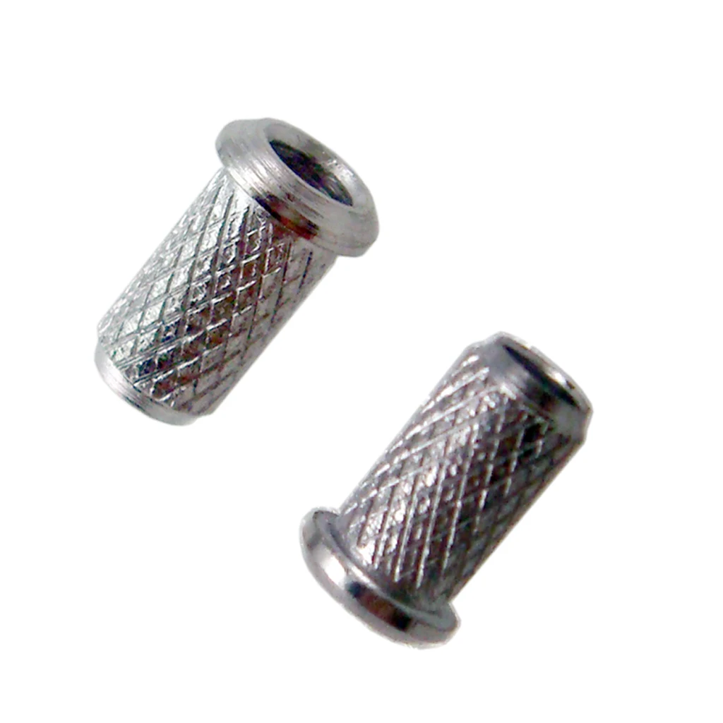 6 Pieces Electric Guitar String Thru Body Ferrules Bushing Guitar String Mounting Ferrules Set for Guitar Parts