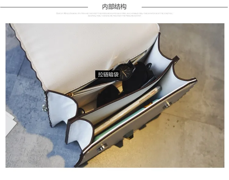 23 Women Handbags Autumn And Winter New Scarf Small Square Package Korean Fashion Multi-layer Packet Chain Shoulder Messenger Bag