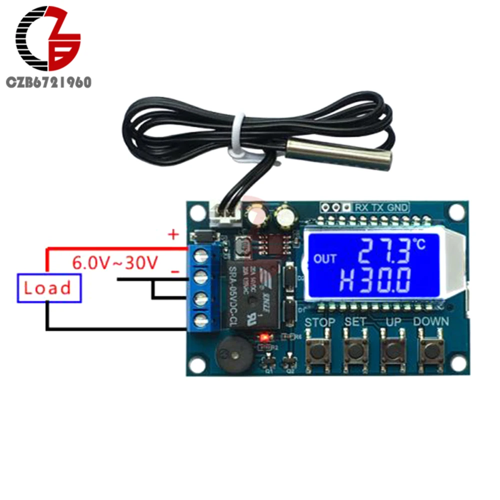

AC 110V 220V Temperature Controller 180W 5A Digital Thermostat Thermometer Temperature Sensor Meter Thermal Regulator Control