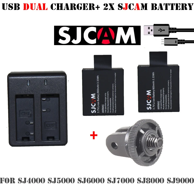 2x  sjcam sj4000 sj5000 sj6000     +   sj 4000 5000 6000 sj9000 sj7000  accessaries