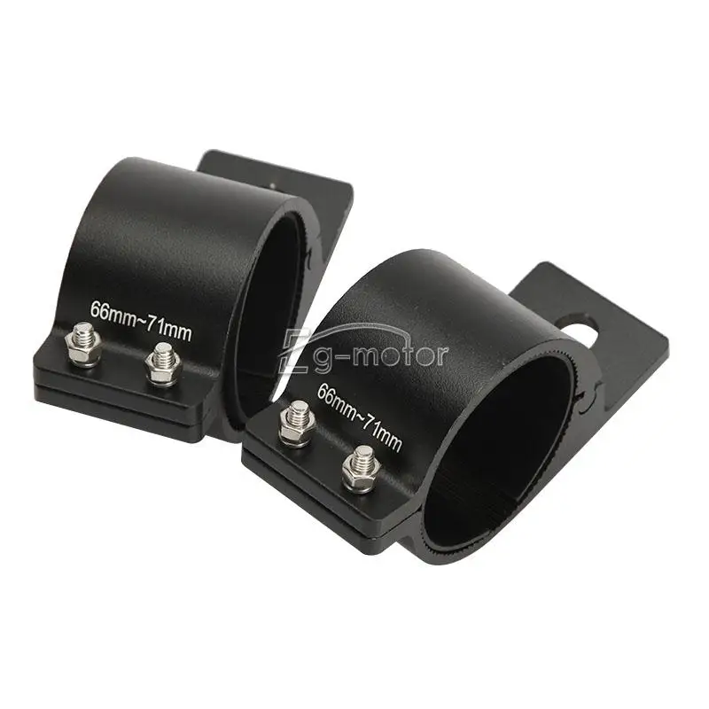 

2X 66-71mm Bullbar Nudge Bar Mounting Bracket Clamp LED Work Light Spot Fog Lamp
