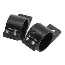 2X 66-71mm Bullbar Nudge Bar Mounting Bracket Clamp LED Work Light Spot Fog Lamp
