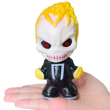 New Jumbo Ghost Rider Squishy Slow Rising Cartoon Doll Sweet Scented Soft Squeeze Toys Stress Relief Fun for Kid Xmas Gift Toy lemonic plus ghost warriors rising e liquid